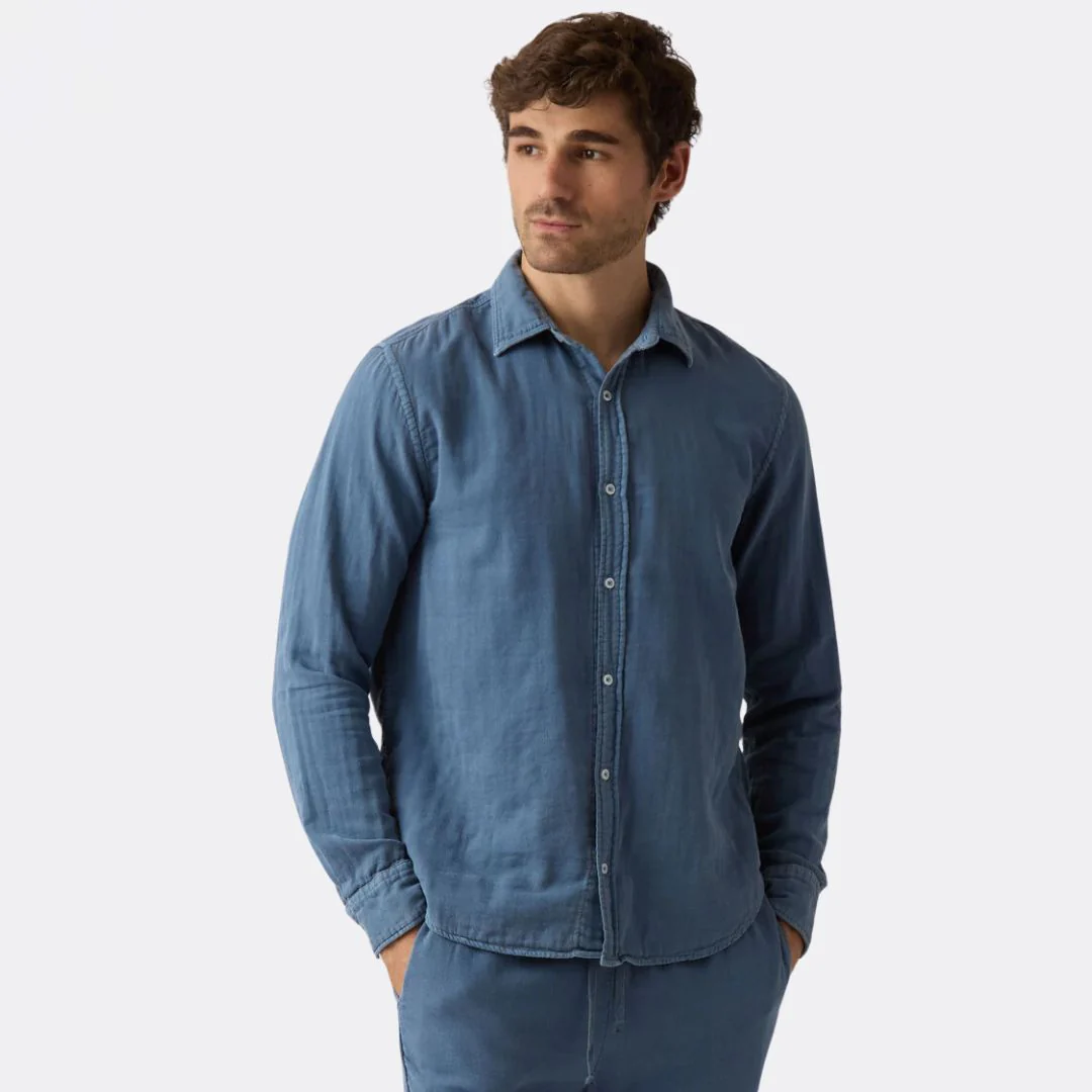 Triple Gauze Easy Shirt (Union Blue) - Image 2