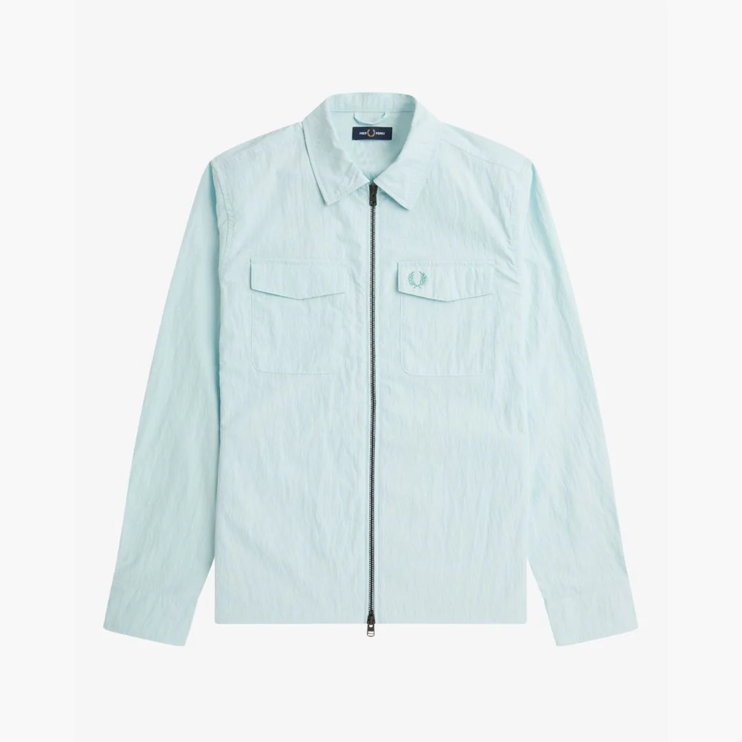 Zip Overshirt (Light Ice) - Image 2